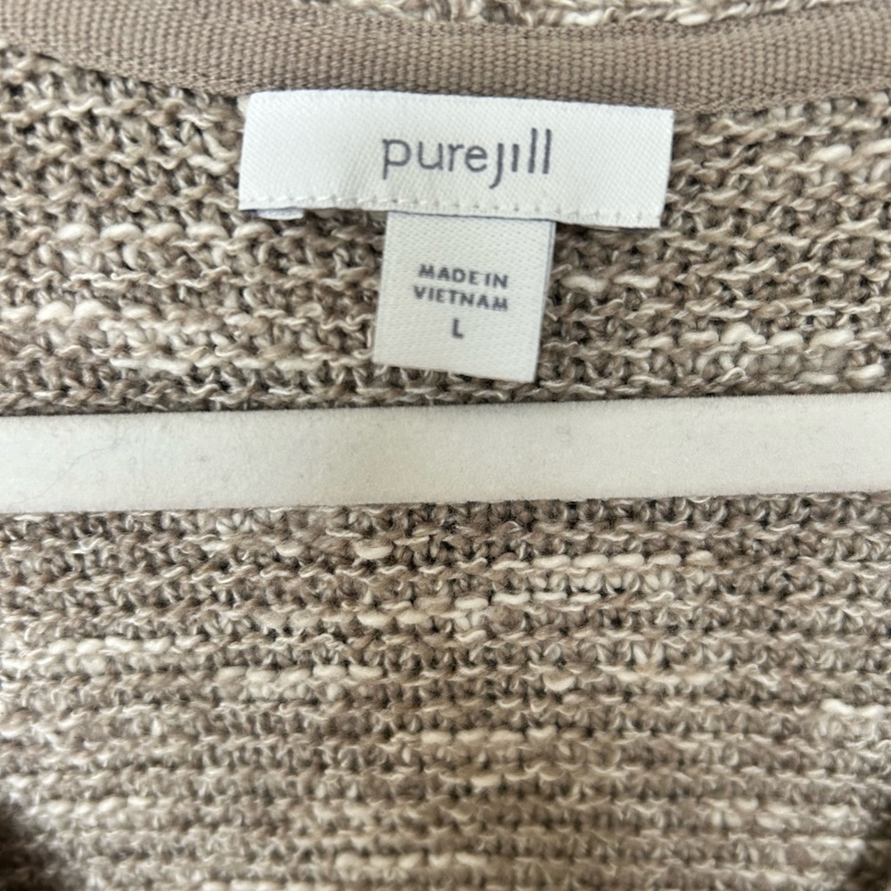 JJill v-neck sweater. Size Large - Picture 2 of 3